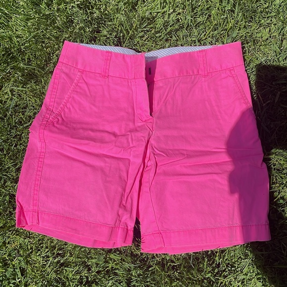 J. Crew 100% cotton pink shorts women’s size 00 - Picture 4 of 5